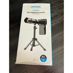 NIB Evil Eye 36X Telephoto Lens, HP HD Telephoto Phone Lens w/ Tripod & Clip